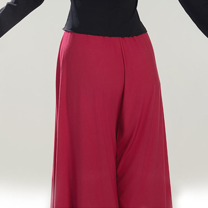 Pantaloni da yoga traspiranti in modal tinta unita Buddha Stones - image 9