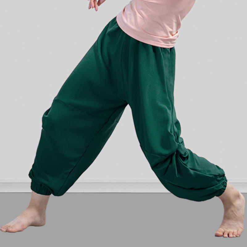 Pantaloni da yoga traspiranti in modal tinta unita Buddha Stones - image 17