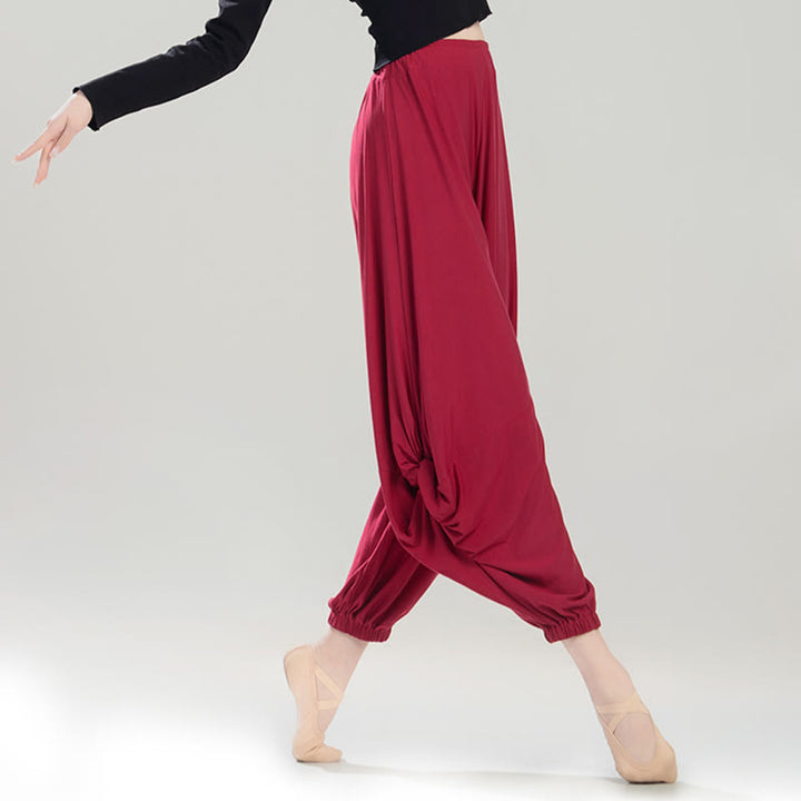 Pantaloni da yoga traspiranti in modal tinta unita Buddha Stones - image 2