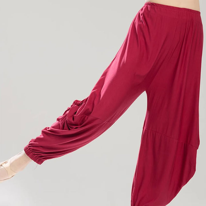 Pantaloni da yoga traspiranti in modal tinta unita Buddha Stones - image 11
