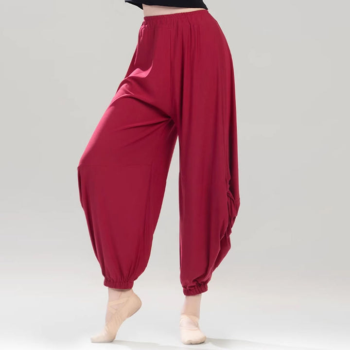Pantaloni da yoga traspiranti in modal tinta unita Buddha Stones - image 3