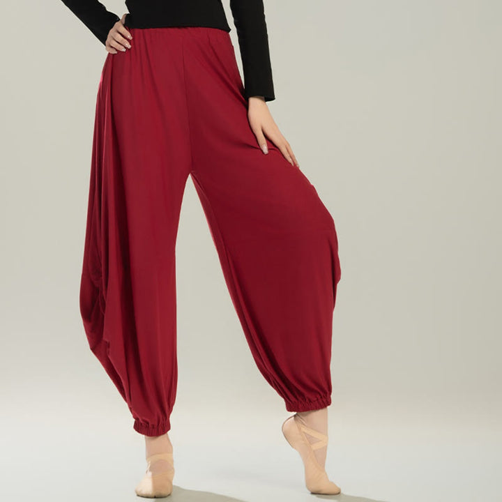Pantaloni da yoga traspiranti in modal tinta unita Buddha Stones - image 12