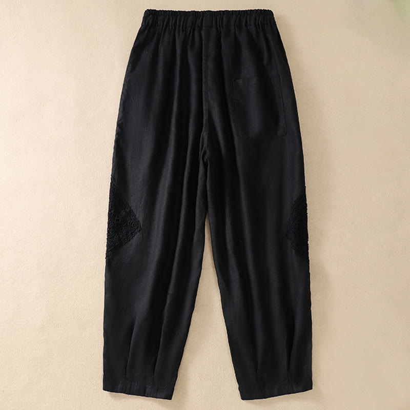 Pantaloni harem da donna estivi con coulisse e tasche Buddha Stones - image 7