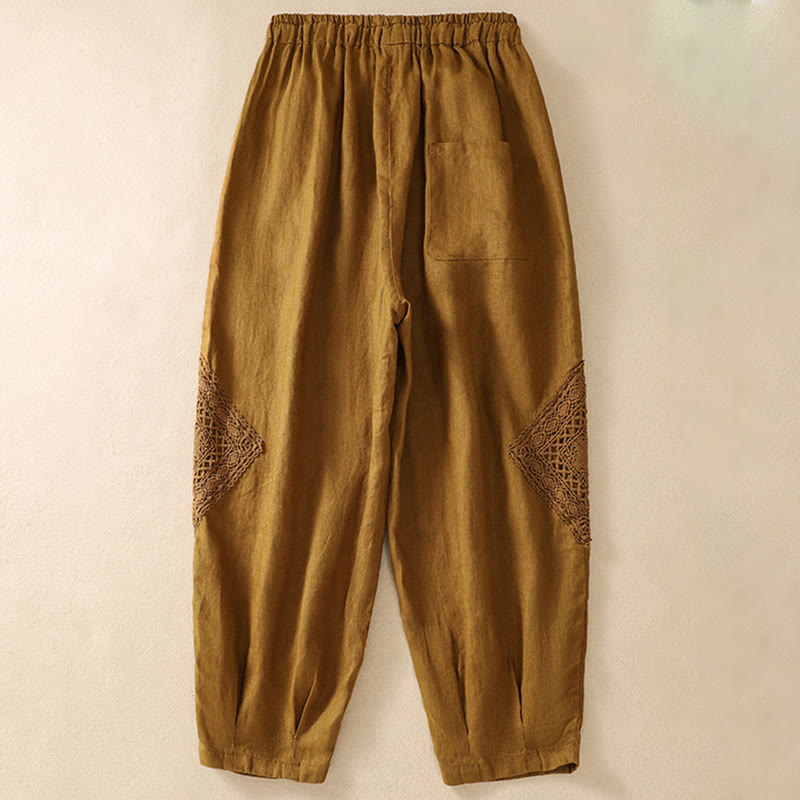 Pantaloni harem da donna estivi con coulisse e tasche Buddha Stones - image 18
