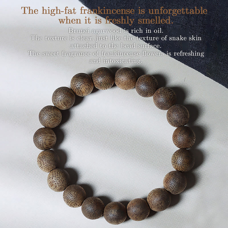 Bracciale Buddha Stones Natural Brunei Texture Agarwood Strength