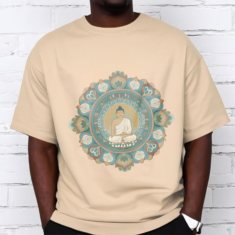 Maglietta Buddha Stones Mandala Flower Buddha Tee - image 10