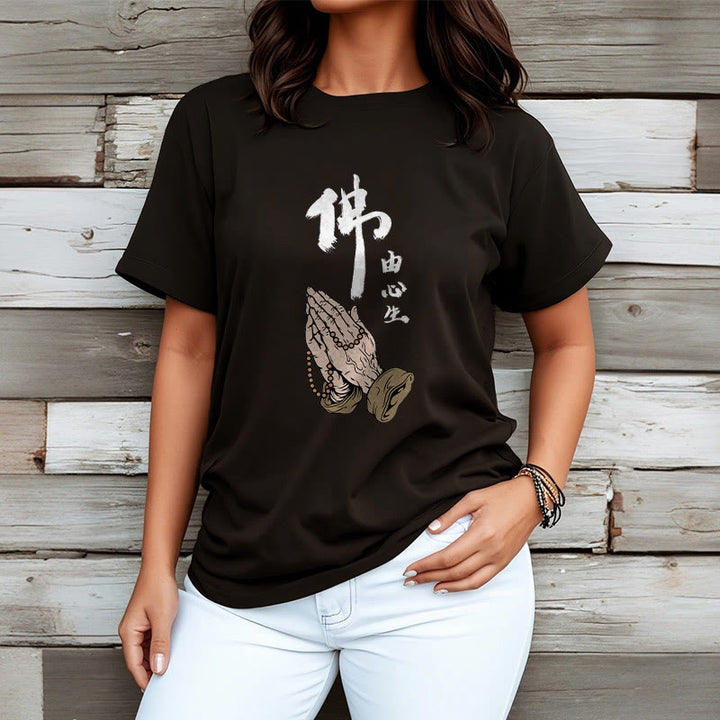 Maglietta Buddha Stones Prayering Tee - image 5