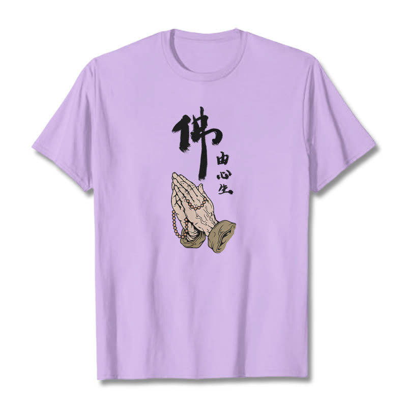 Maglietta Buddha Stones Prayering Tee - Prugna - 2XL - image 15