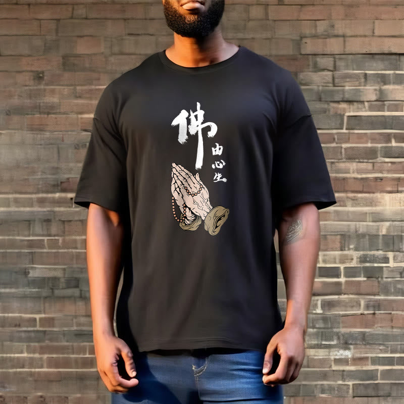 Maglietta Buddha Stones Prayering Tee - image 7