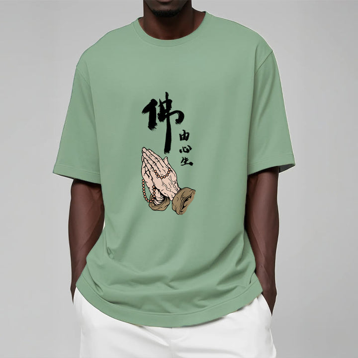 Maglietta Buddha Stones Prayering Tee - image 11