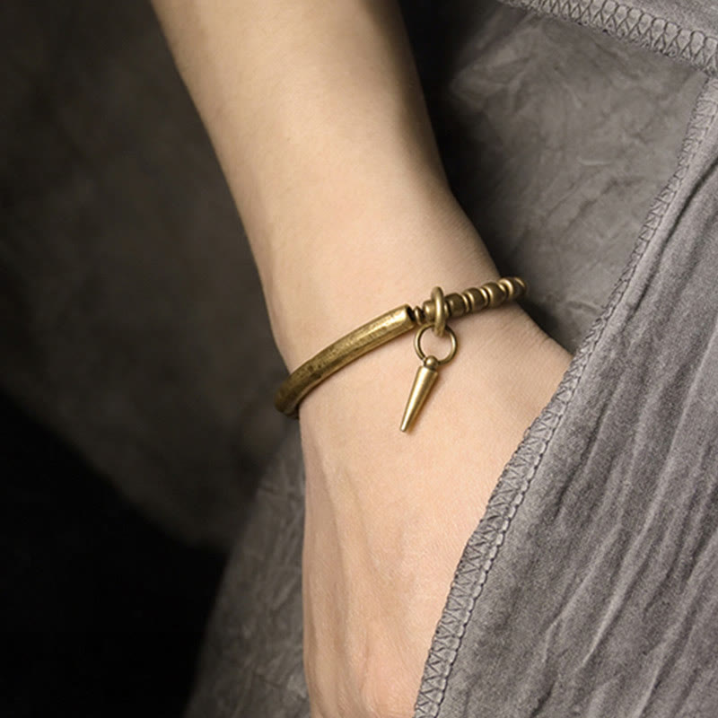 Bracciale semplice Buddha Stones Rame Ottone Equilibrio Ricchezza - image 10