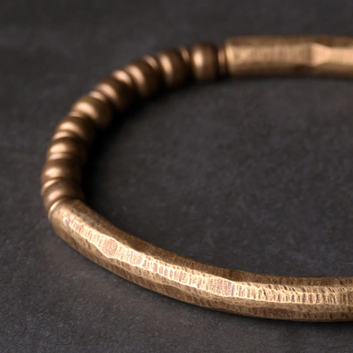 Bracciale semplice Buddha Stones Rame Ottone Equilibrio Ricchezza - image 3