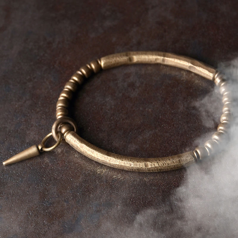 Bracciale semplice Buddha Stones Rame Ottone Equilibrio Ricchezza - image 2