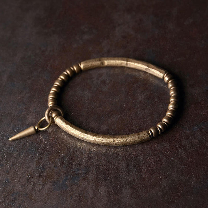 Bracciale semplice Buddha Stones Rame Ottone Equilibrio Ricchezza - 17-17,6 cm - image 1
