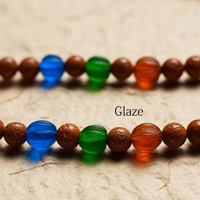 Buddha Stones Tibet Bodhi Seed 108 Mala Beads Saggezza Pace Bracciale Collana
