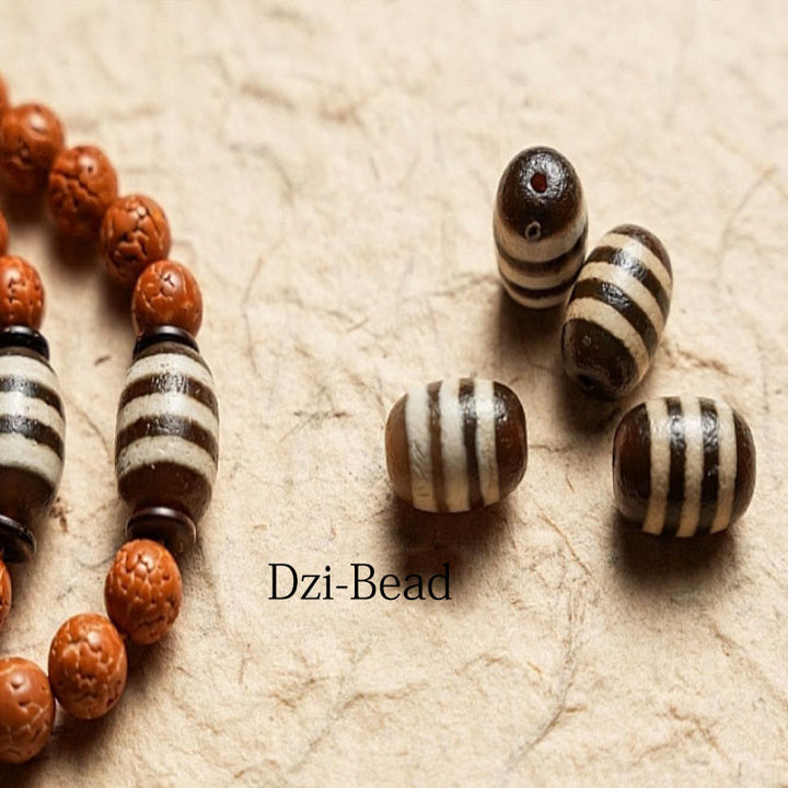 Buddha Stones Tibet Bodhi Seed 108 Mala Beads Saggezza Pace Bracciale Collana