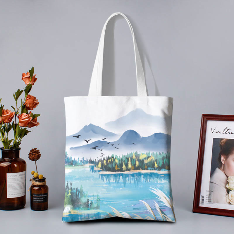 Borsa a tracolla colorata in tela Buddha Stones