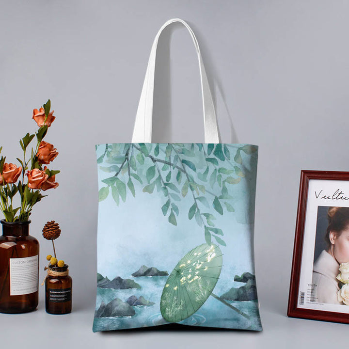 Borsa a tracolla colorata in tela Buddha Stones