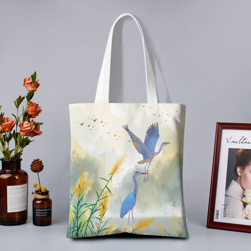 Borsa a tracolla colorata in tela Buddha Stones