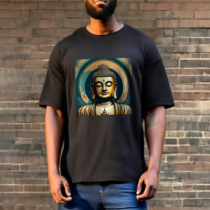Maglietta Buddha Stones Aura Golden Buddha Tee - image 2