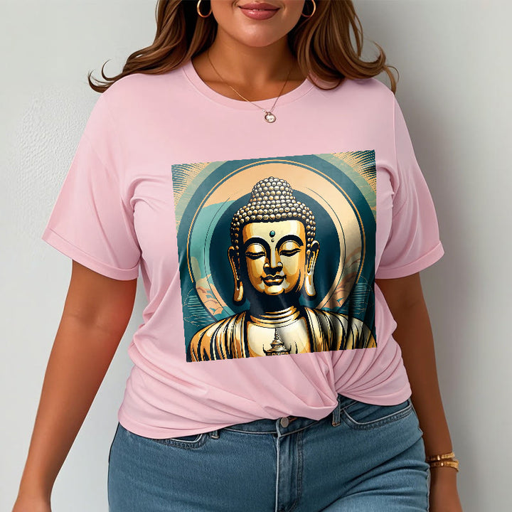 Maglietta Buddha Stones Aura Golden Buddha Tee - image 12