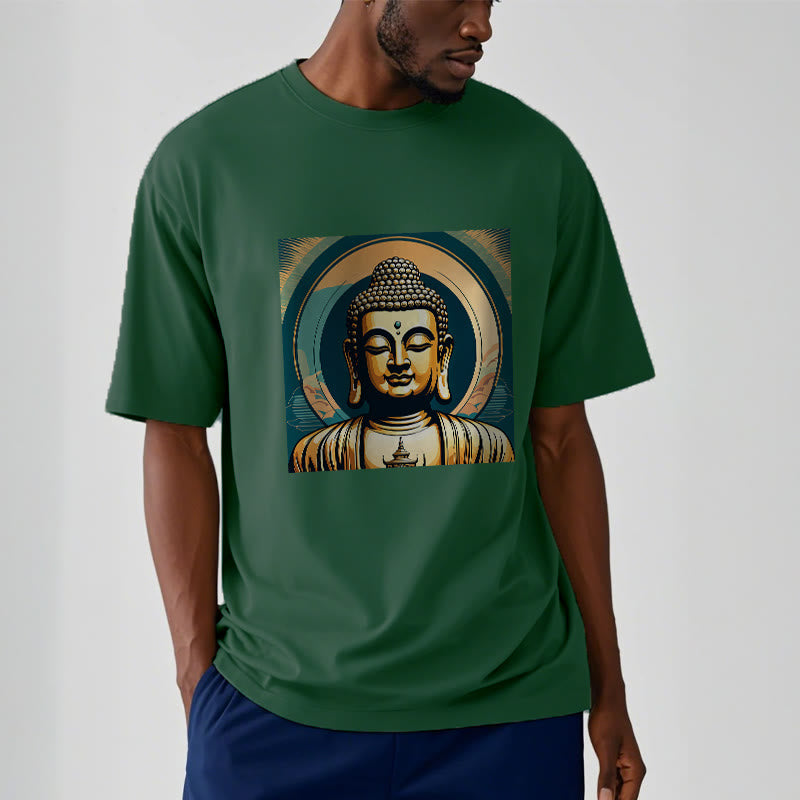Maglietta Buddha Stones Aura Golden Buddha Tee - image 10
