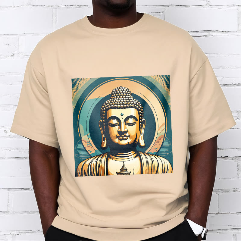 Maglietta Buddha Stones Aura Golden Buddha Tee - image 8