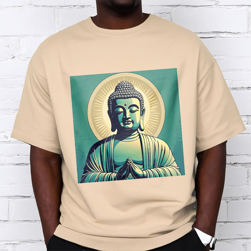 Maglietta Buddha Stones Aura Green Buddha Tee - image 11