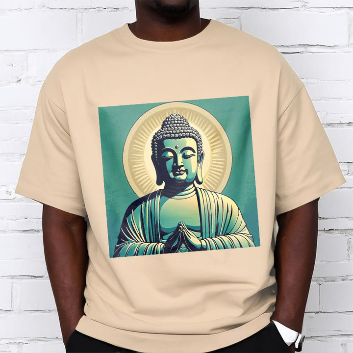 Maglietta Buddha Stones Aura Green Buddha Tee - image 11