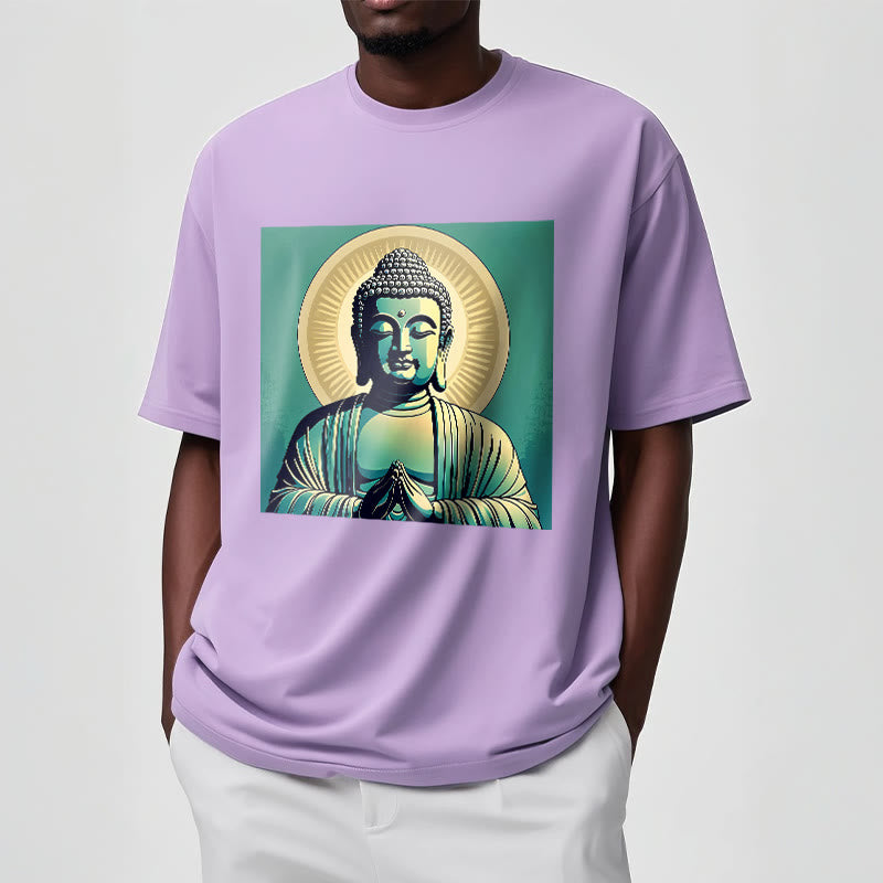 Maglietta Buddha Stones Aura Green Buddha Tee - image 17