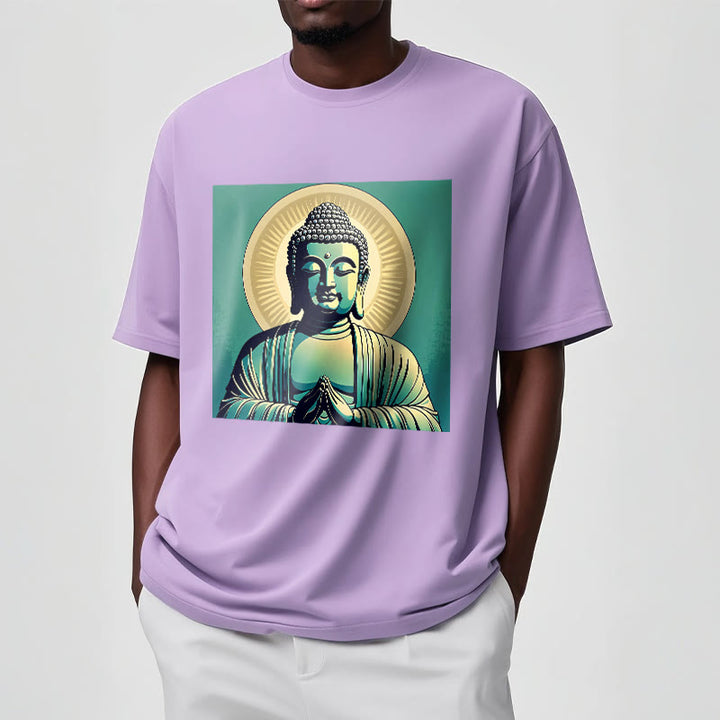 Maglietta Buddha Stones Aura Green Buddha Tee - image 17