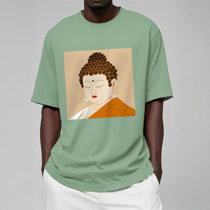 Maglietta Buddha Stones Chiudi gli occhi e rilassati Buddha Tee - image 15