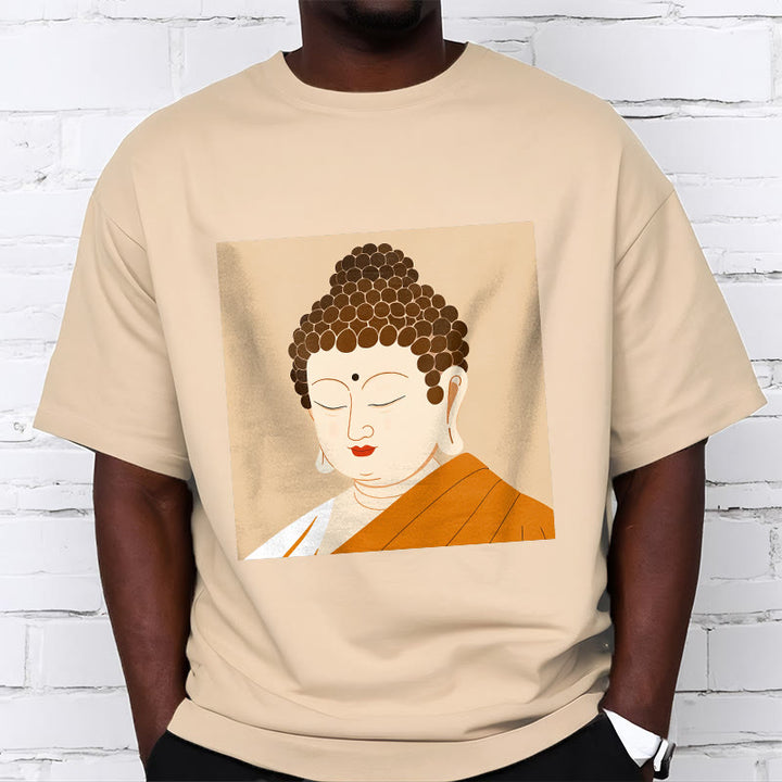 Maglietta Buddha Stones Chiudi gli occhi e rilassati Buddha Tee - image 9