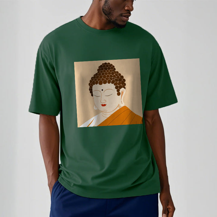 Maglietta Buddha Stones Chiudi gli occhi e rilassati Buddha Tee - image 11