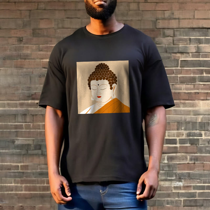 Maglietta Buddha Stones Chiudi gli occhi e rilassati Buddha Tee - image 6