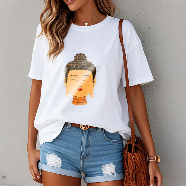 Buddha Stones Blessed Meditation Buddha Tee - image 3
