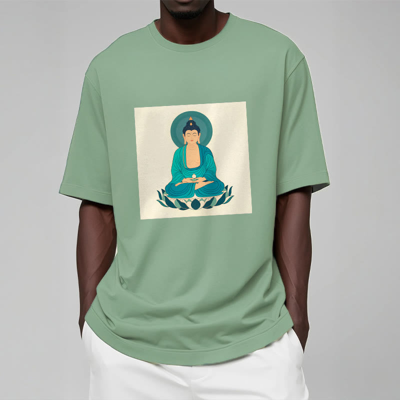 Maglietta Buddha Stones Lotus Meditazione Buddha Tee - image 18