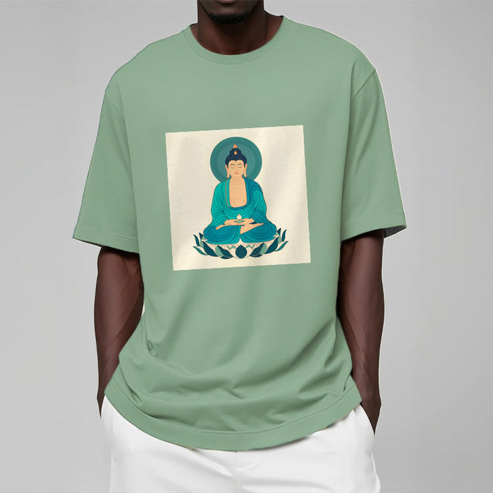 Maglietta Buddha Stones Lotus Meditazione Buddha Tee - image 18