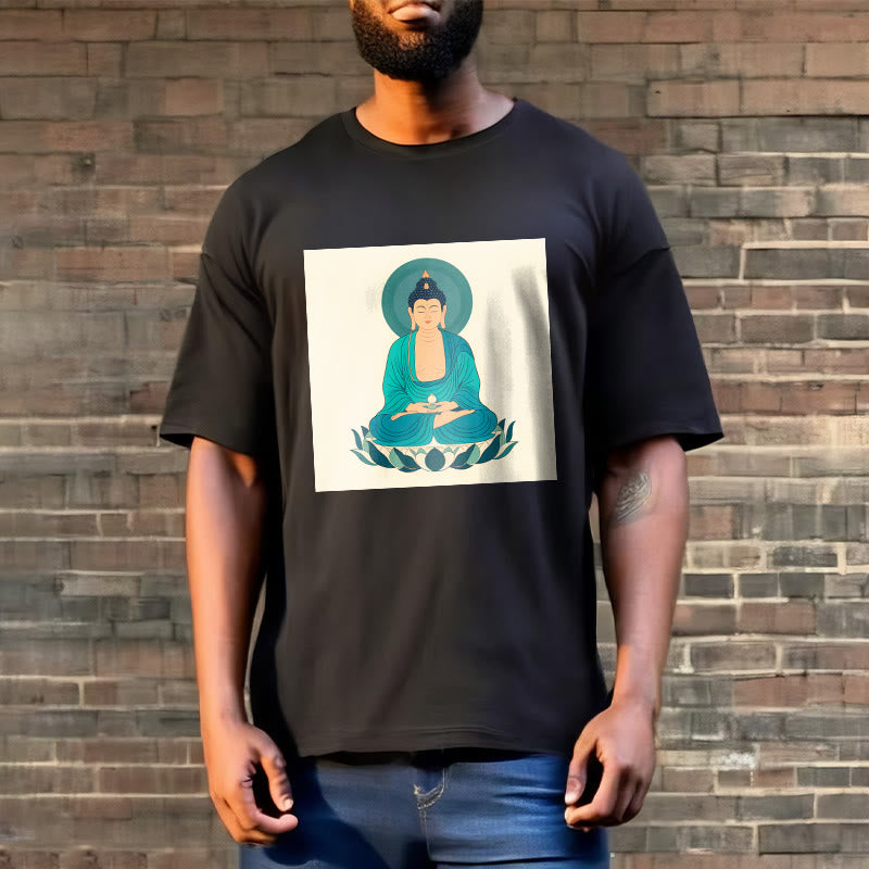 Maglietta Buddha Stones Lotus Meditazione Buddha Tee - image 11