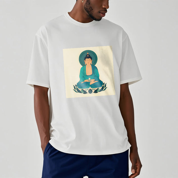 Maglietta Buddha Stones Lotus Meditazione Buddha Tee - image 7