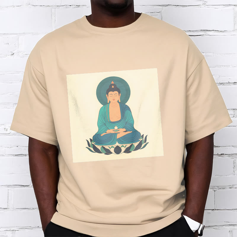 Maglietta Buddha Stones Lotus Meditazione Buddha Tee - image 2