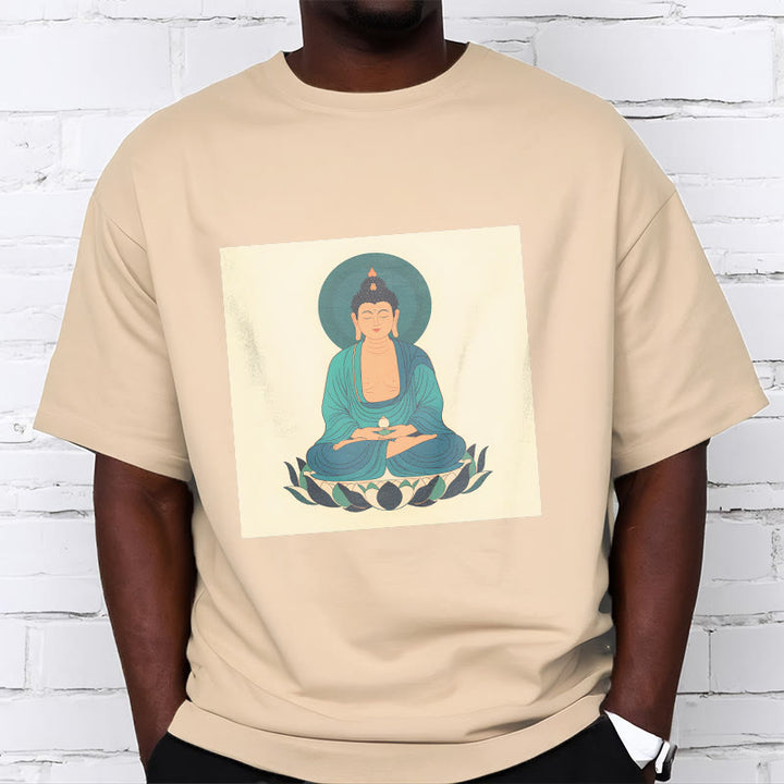 Maglietta Buddha Stones Lotus Meditazione Buddha Tee - image 2