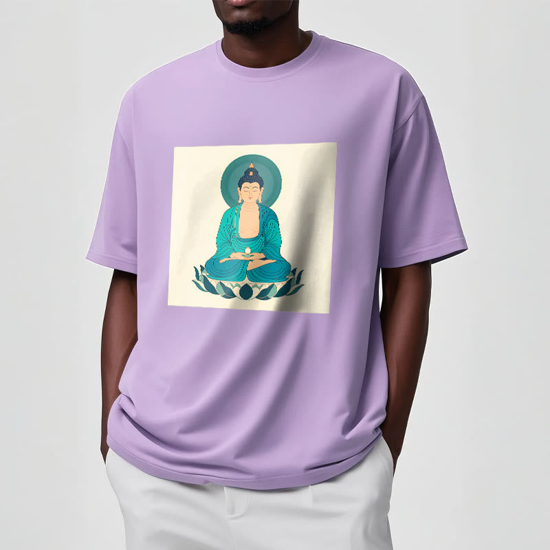 Maglietta Buddha Stones Lotus Meditazione Buddha Tee - image 16