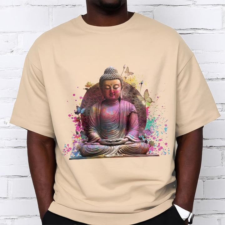 Maglietta Buddha Stones Butterfly Meditazione Buddha Tee - image 2