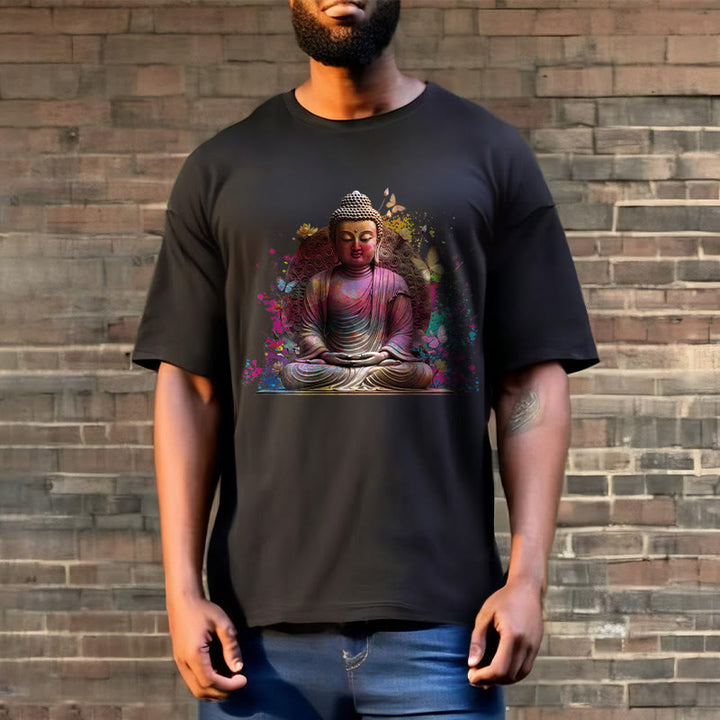 Maglietta Buddha Stones Butterfly Meditazione Buddha Tee - image 8