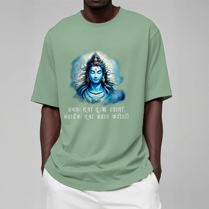 Maglietta Buddha Stones Sanscrito Mahadev viene in tuo aiuto - image 15