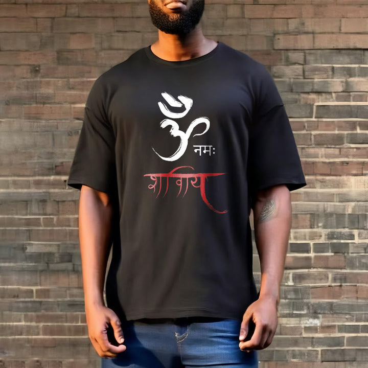 T-shirt Buddha Stones OM NAMAH SHIVAYA Mantra sanscrito
