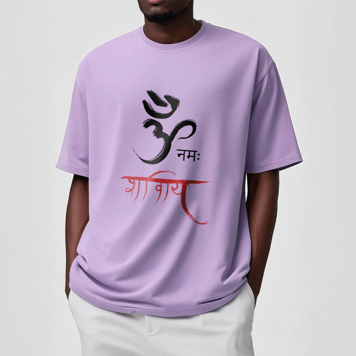 T-shirt Buddha Stones OM NAMAH SHIVAYA Mantra sanscrito