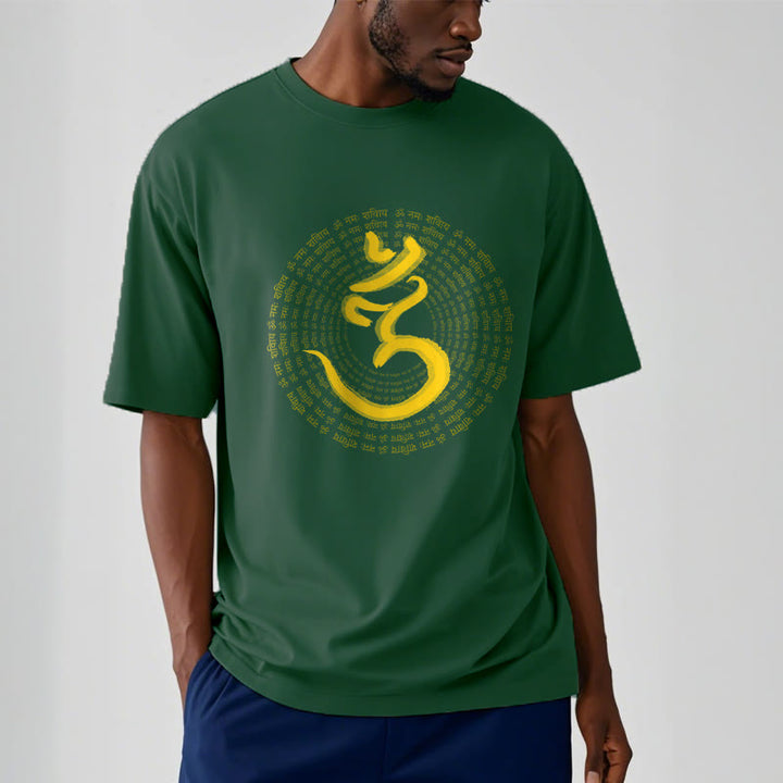 T-shirt Buddha Stones 108 OM NAMAH SHIVAYA Mantra sanscrito