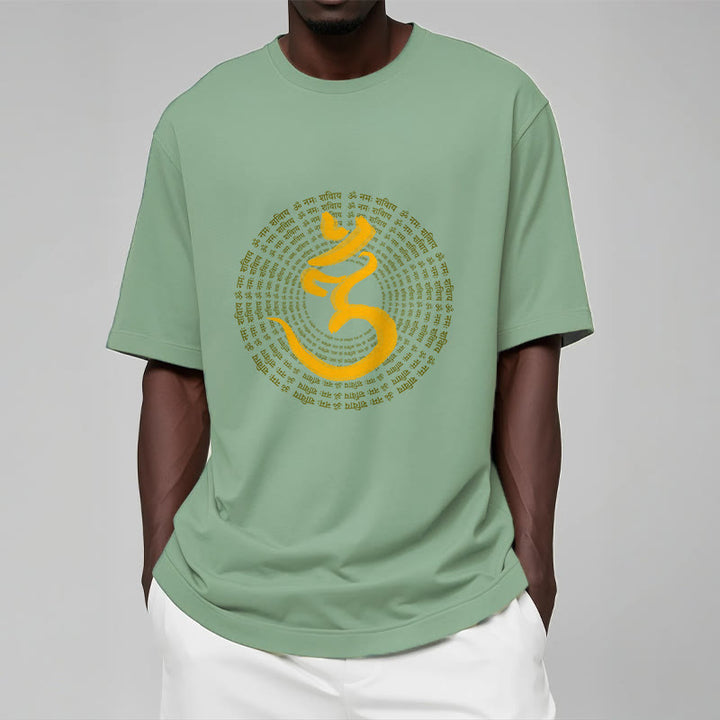 T-shirt Buddha Stones 108 OM NAMAH SHIVAYA Mantra sanscrito